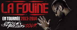 La Fouine en concert Drôle de Parcours tour 2013-2014